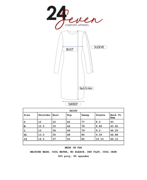 Women's Midi Dress with Short Sleeves and Pocket Detail