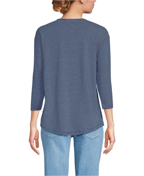Women's 3/4 Sleeve Lightweight Jersey Tunic