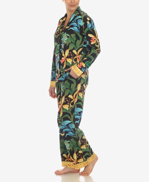 Women's 2 Pc. Wildflower Print Pajama Set