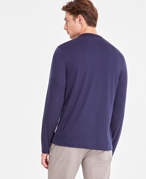 Men's Alfatech Solid Henley, Created for Macy's 