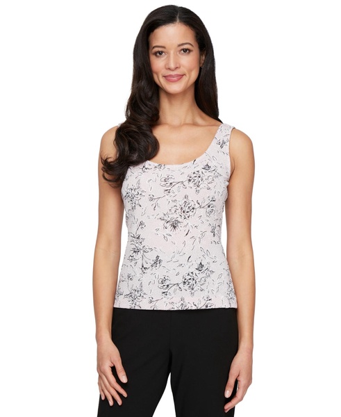 Women's Floral Jacquard Jacket & Shell Set