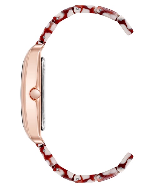 Women's Quartz Red and Pink Acetate Bracelet Watch, 26mm