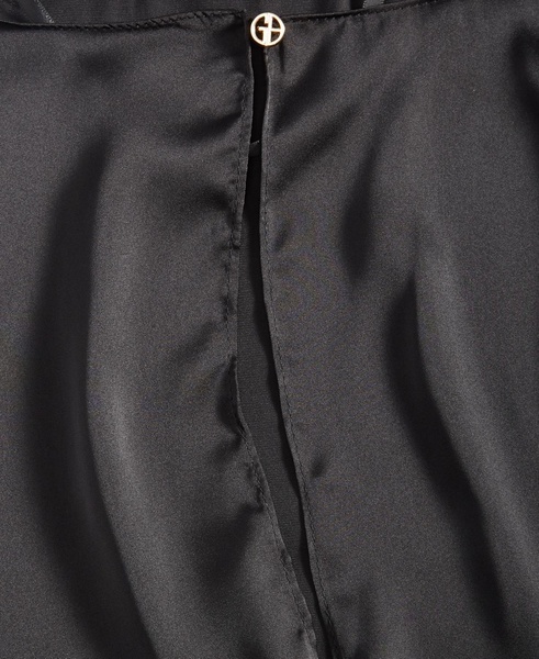 Women's Satin Capelet Evening Wrap with Closure