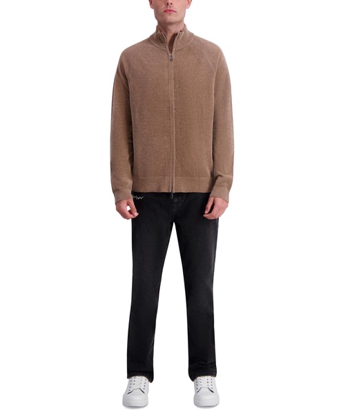 Men's Chenille Full Zip Sweater