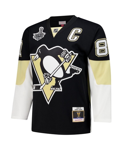 Men's Sidney Crosby Black Pittsburgh Penguins 2008-09 Power Play Jersey