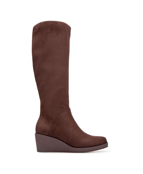 Women's Tall Binocular Regular Calf Wedge Boots
