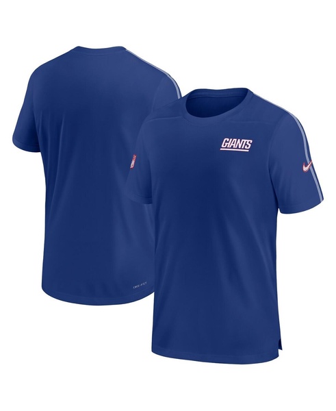 Men's Royal New York Giants 2024 Sideline Coach UV Performance T-Shirt