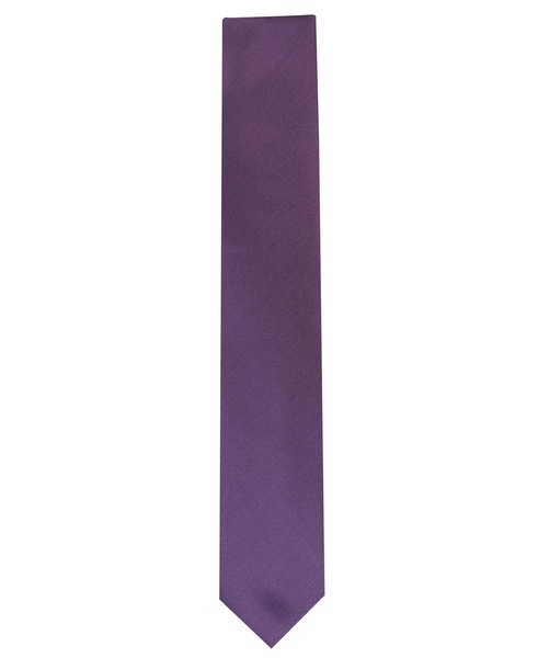 Men's Solid Texture Slim Tie, Created for Macy's