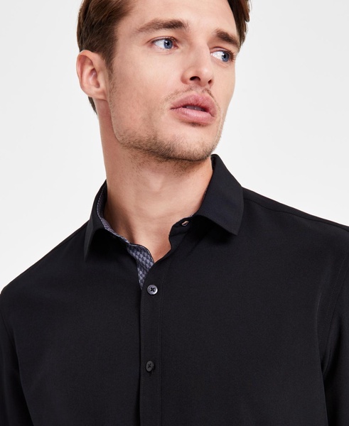 Men's Alfatech Regular-Fit Performance Stretch Button-Down Shirt, Exclusively at Macy's 