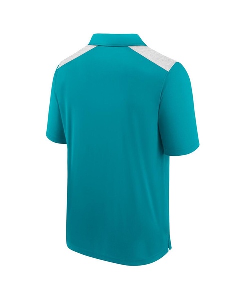 Men's Aqua Miami Dolphins Primary Polo
