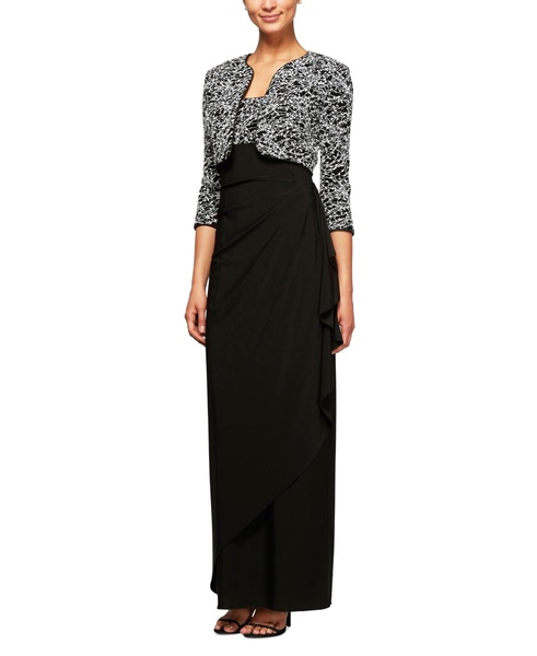 Petite Empire-Waist Gown & Bolero Jacket