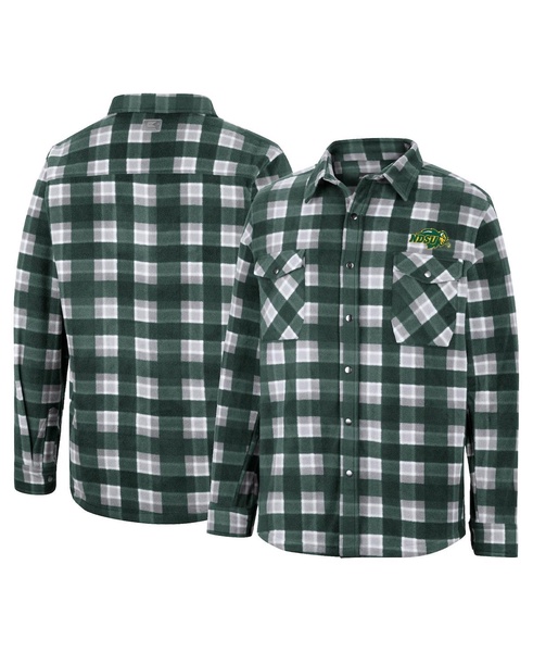 Men's Green NDSU Bison Ellis Full-Snap Jacket