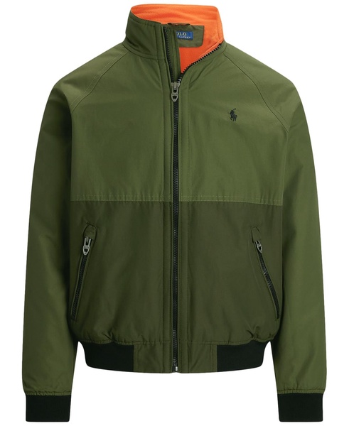 Men's Color-Blocked Raglan-Sleeve Jacket