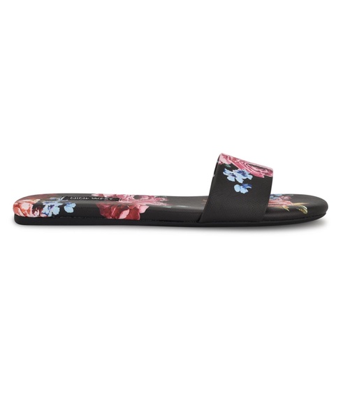 Women's Lolipop Single Band Flat Slide Sandals