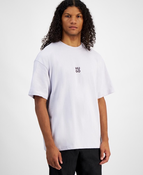Men's Dflofire Oversized Fit Short Sleeve Crewneck Graphic T-Shirt