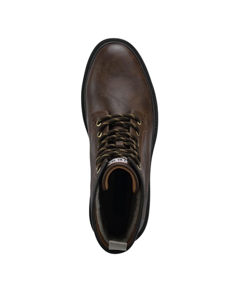 Men's Citizen Memory Foam Lace Up Plain Toe Boots