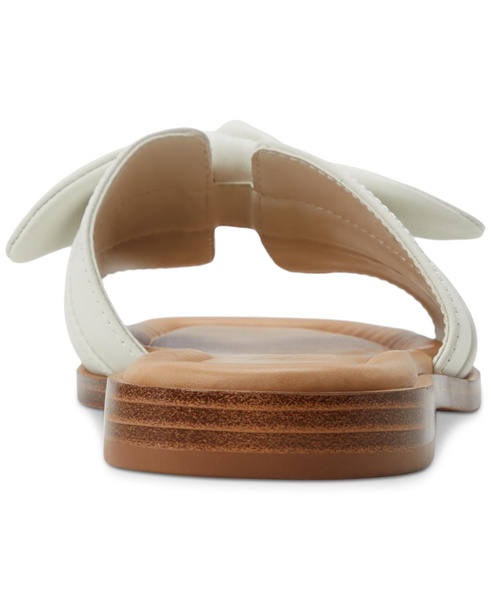 Women's Lavinia Knot-Trim Slide Flat Sandals
