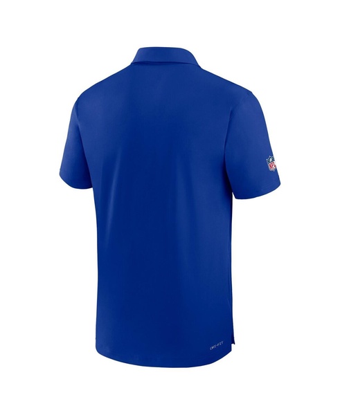 Men's Royal Buffalo Bills Sideline Coaches Dri-FIT Polo Shirt