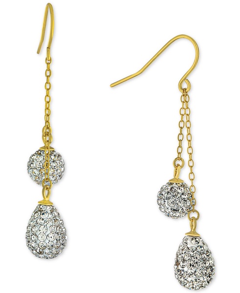Crystal Double Chain Drop Earrings, Created for Macy's