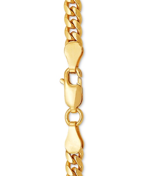 Curb Link 20" Chain Necklace in Sterling Silver or 18k Gold-plated Over Sterling Silver