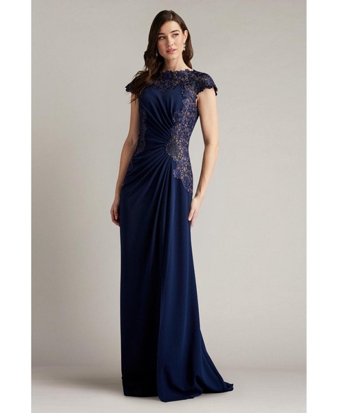 Women's Chelan Embroidered Illusion Gown