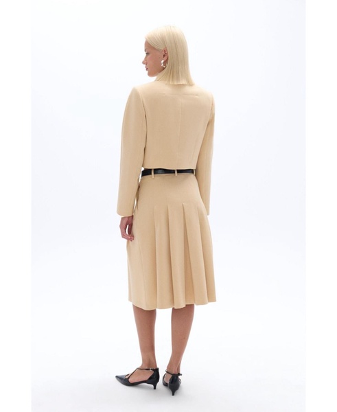 Women's Shoulder Pad Crop Jacket