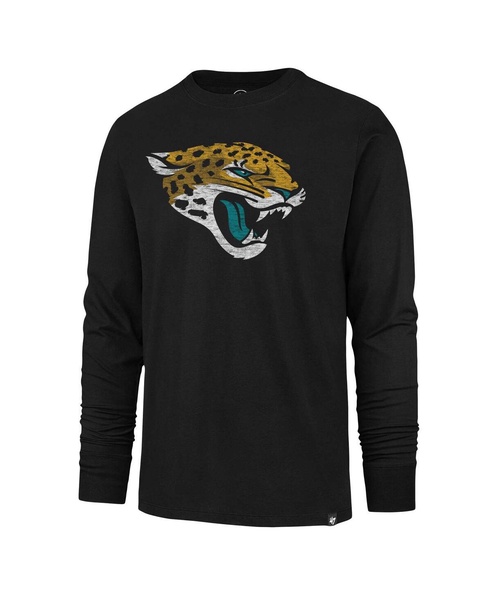 Men's Black Distressed Jacksonville Jaguars Premier Franklin Long Sleeve T-shirt