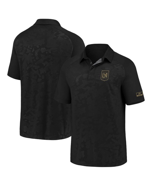 Men's Black LAFC Iconic Defender Polo Shirt