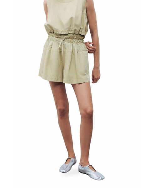 Women's Mini Shorts with Printed Details