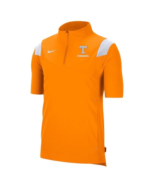 Men's Tennessee Orange Tennessee Volunteers Coach Short Sleeve Quarter-Zip Jacket