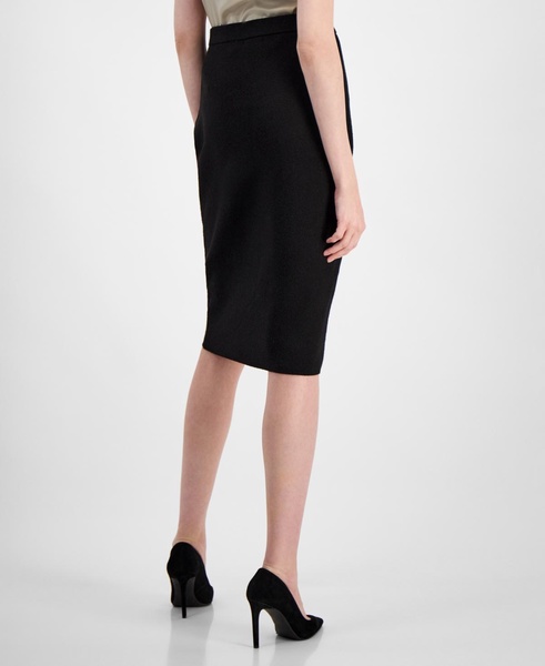 Women's Jacquard-Stripe Pull-On Skirt