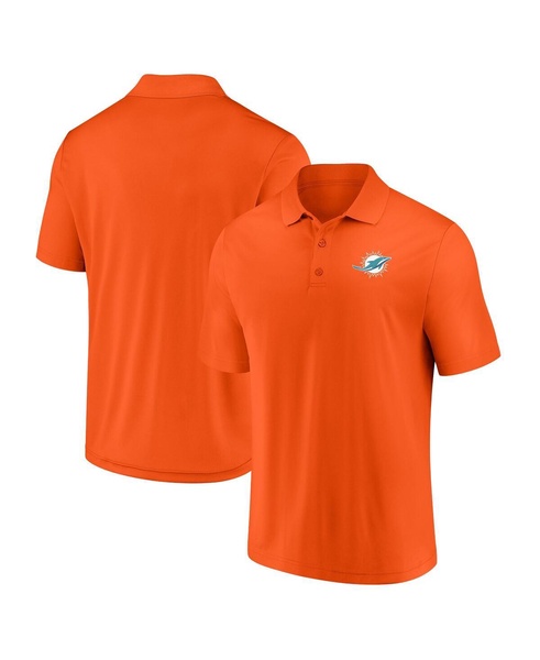 Men's Orange Miami Dolphins Component Polo Shirt