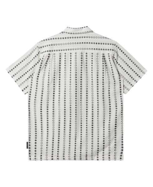 Men's Lunar Phases Casual Short Sleeve Shirt