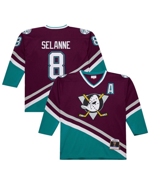Men's Teemu Selanne Purple Anaheim Ducks 1996-97 Power Play Jersey