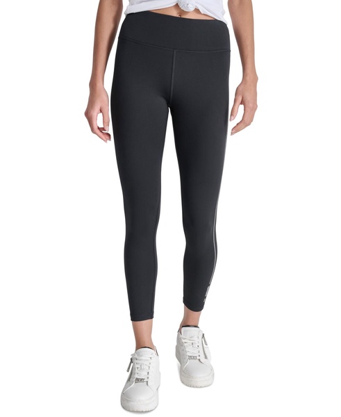 Women's High-Waisted Rhinestone-Trim Leggings