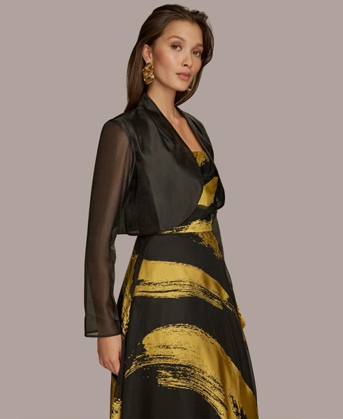 Women's Open-Front Long-Sleeve Shrug 