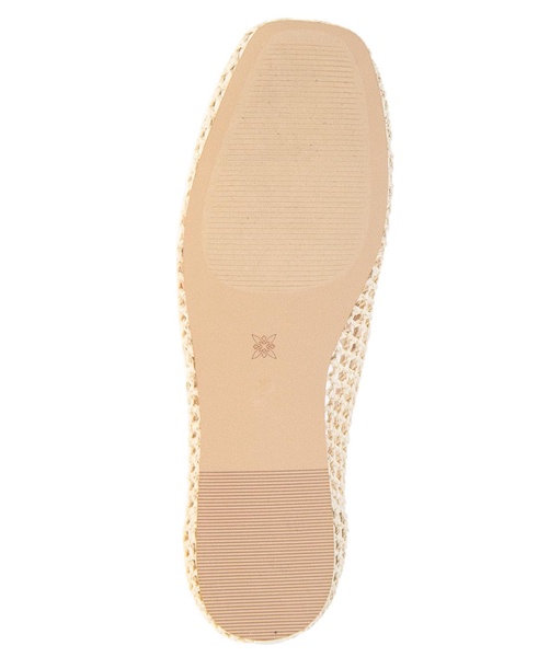 Women's Harisa Woven Square-Toe Mary Jane Ballet Flats