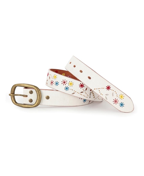 Women's Blossom Leather Belt