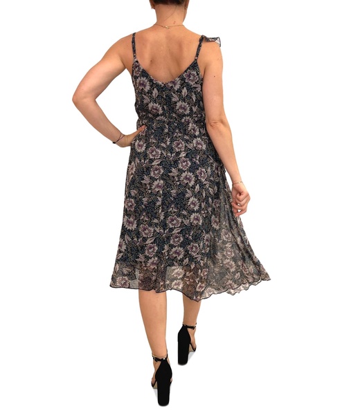 Women's Country Paisley-Print Ruffle-Trim Dress