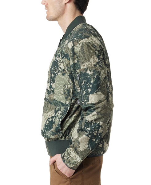 Men's Easy-Pack Travel Camo Bomber Jacket