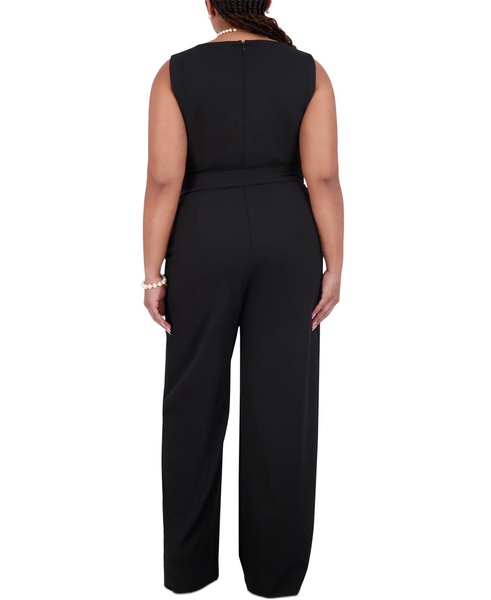 Women's Ruffle-Shoulder Sleeveless Jumpsuit