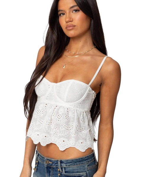 Womens Emme Eyelet Corset