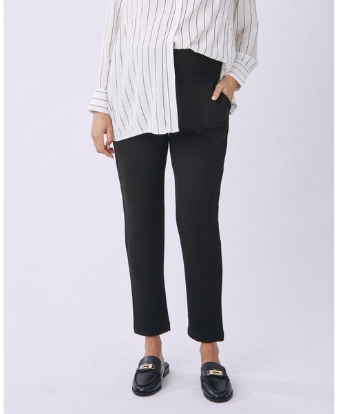 Maternity Angel Relaxed Black Work Pants
