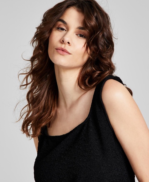 Women's Double Square-Neck Tank Top, Created for Macy's