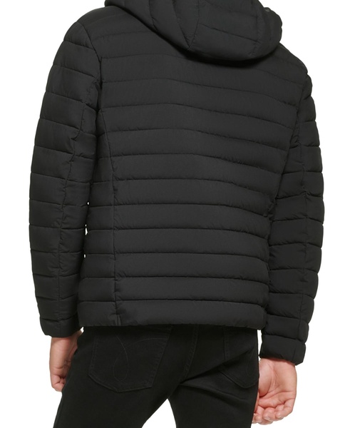 Men's Hooded & Quilted Packable Jacket