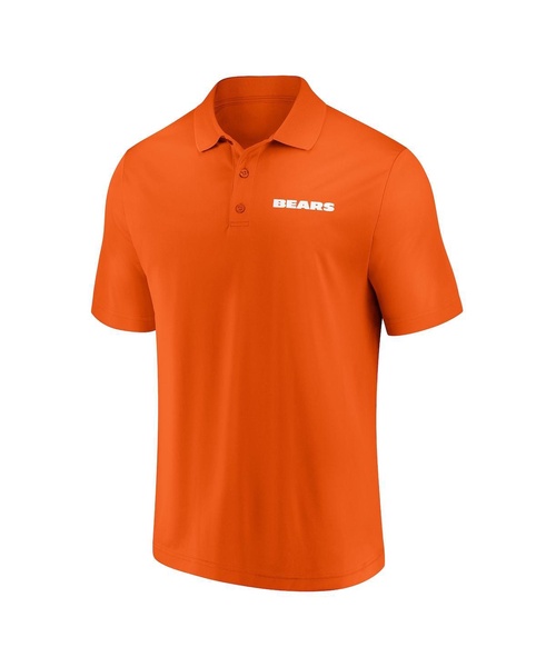 Men's Navy, Orange Chicago Bears Dueling Two-Pack Polo Shirt Set