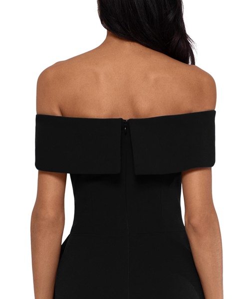 Petite Off-The-Shoulder Mermaid Gown