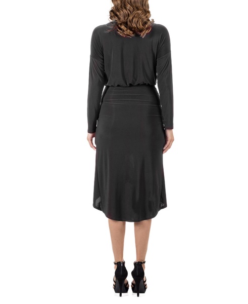 Women's Long Sleeve Knee Length Dress
