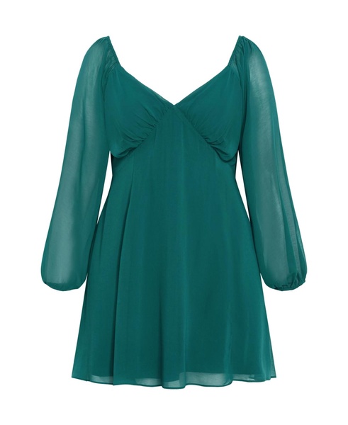 Plus Size Flirty Flounce Dress