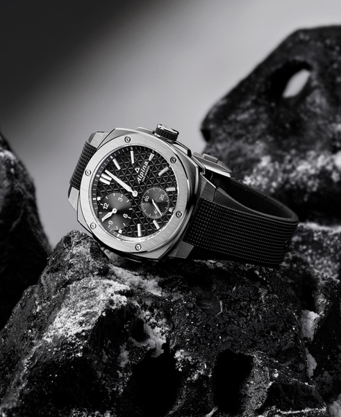 Men's Swiss Automatic Alpiner Extreme Regulator Black Rubber Strap Watch 41mm